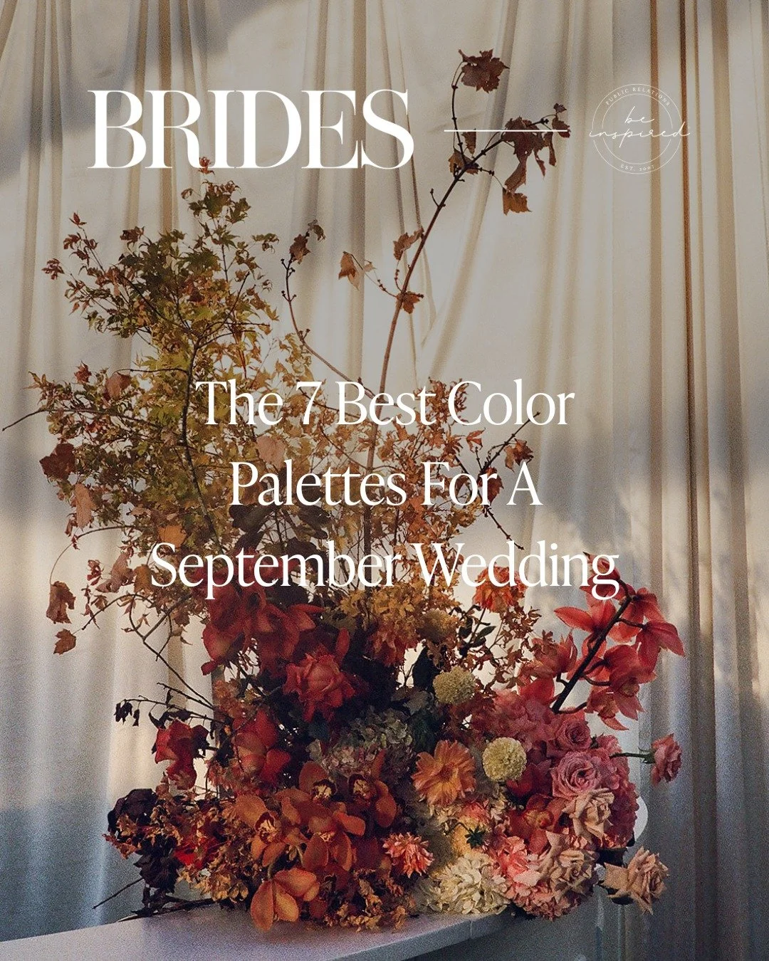 These are the 7 best color palettes for a September wedding! 🤎

Are you prepping to host a fall wedding? Our pros have shared the latest trending schemes with @brides 🍂
