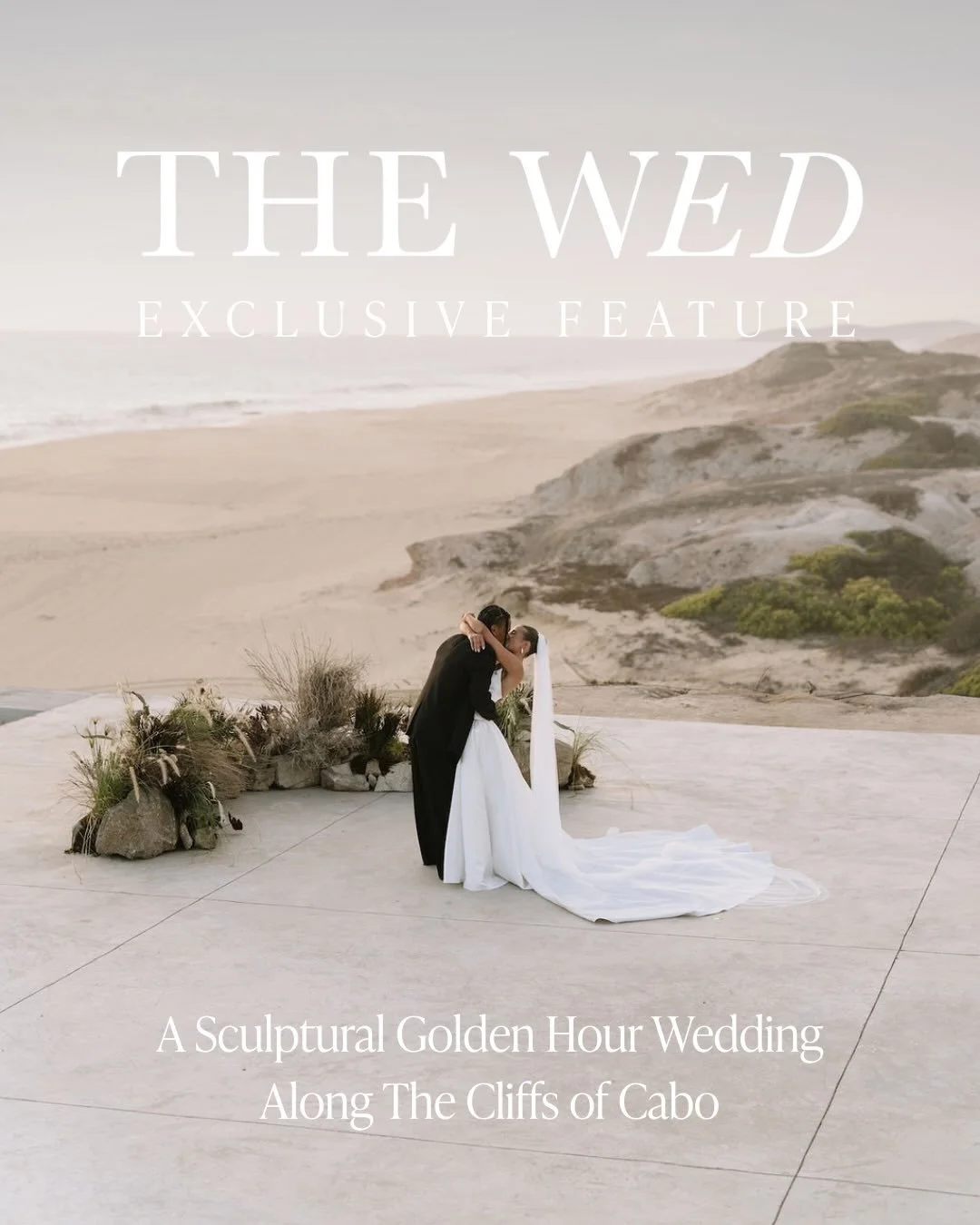 Earth-toned design, cinematic light, and a fashion-forward love story in Cabo 🤎 We&rsquo;re thrilled to have placed @kamala_floraldesign on @the_wed, where you can read the full story from this wedding weekend in the online exclusive!

Rehearsal &am