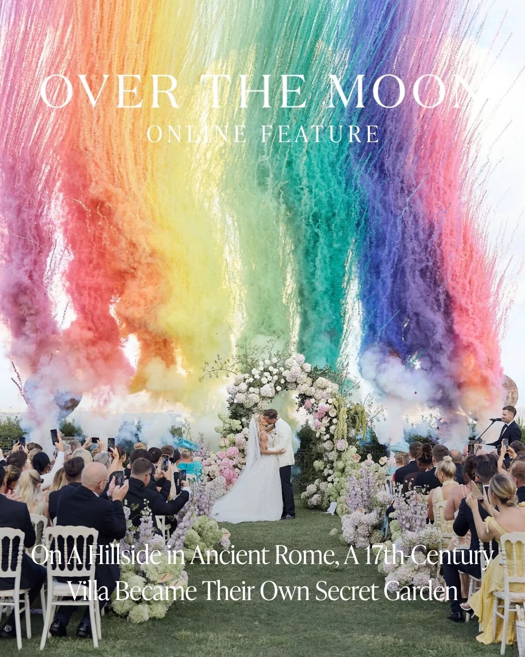 A 17th century villa transformed into their own secret garden 🌸

We&rsquo;re thrilled to have placed @lostinlove_photography on @overthemoon where you can see the details from this beautiful wedding day in Rome in the full social feature!

Couple: @