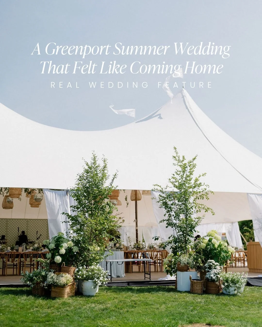 A tented summer wedding in Greenport with seafoam hues and airy florals 🌿

Thrilled to have @thepartynewyork featured on @stylemepretty where you can read the full story about this beautiful Greenport wedding day in the full online feature!

Plannin