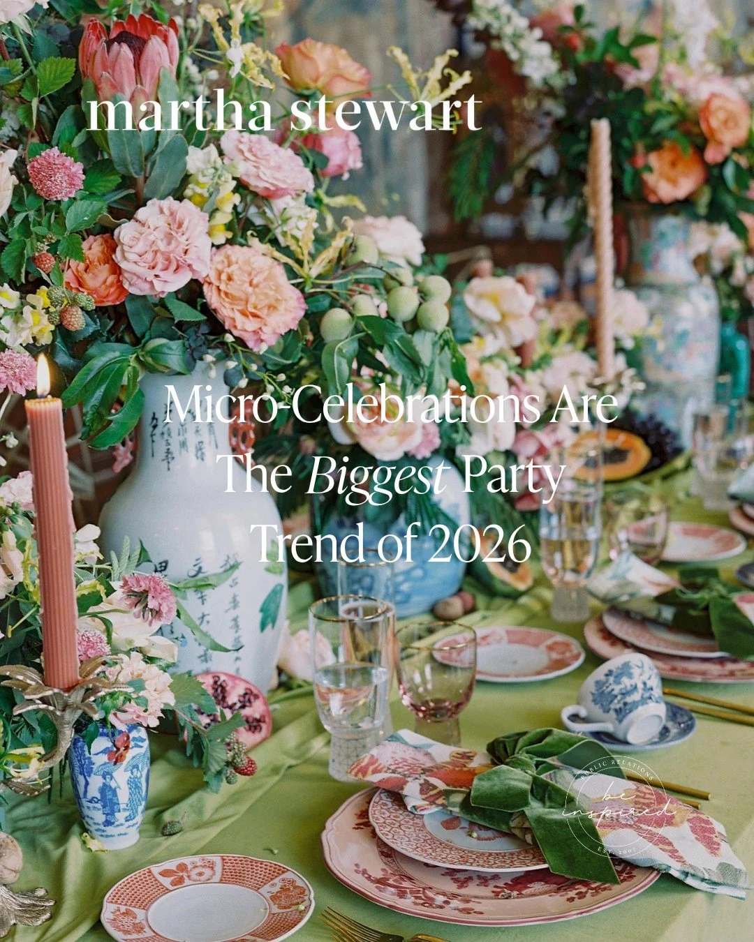 Micro celebrations are the biggest party trend of 2026 ✨ 

We're so thrilled to have @jayneheir featured on @marthastewart, where she expands on "confetti culture": the intentional practice of celebrating the in-between moments and every da