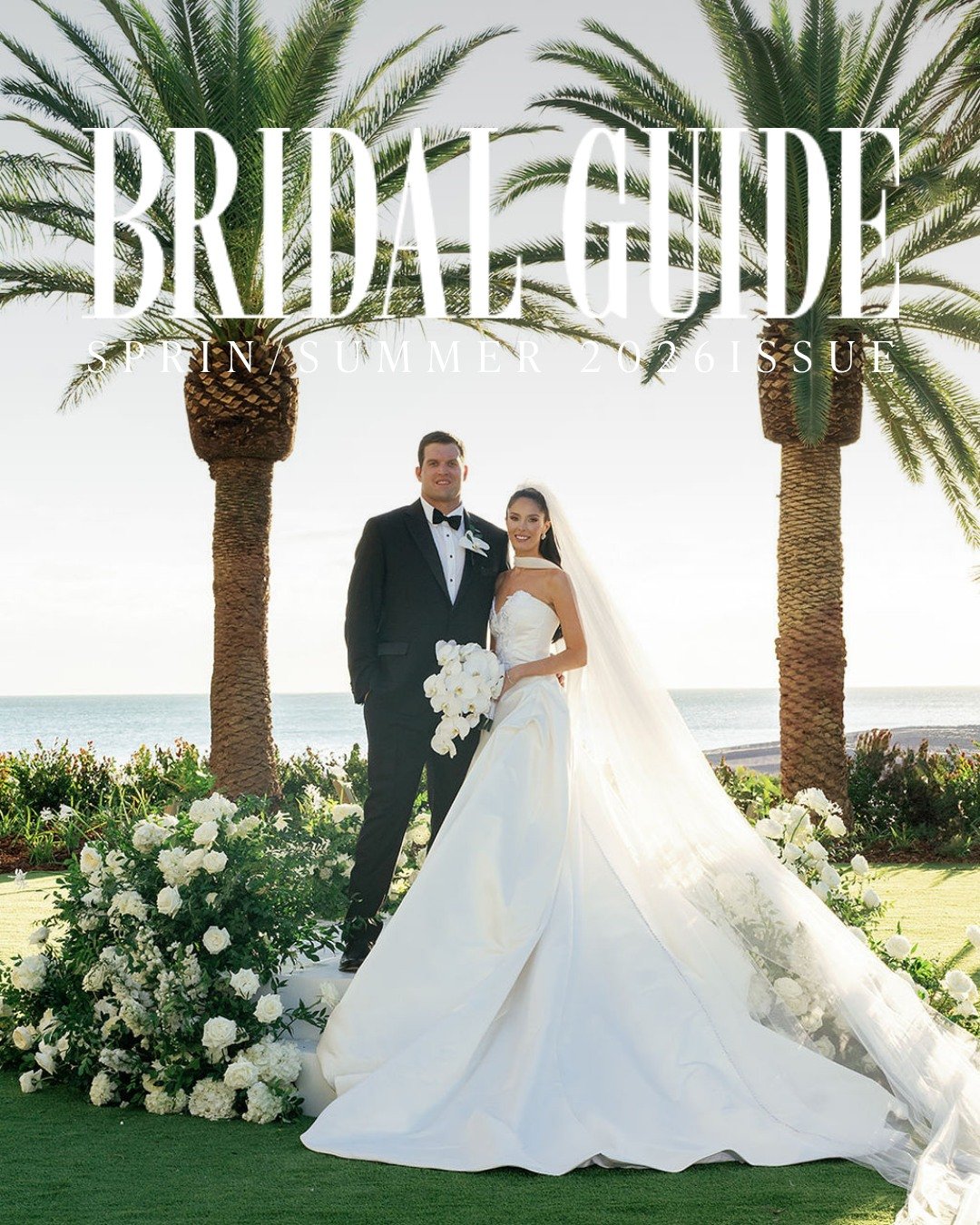 On stands now! 🤍  So thrilled to have @megankayphotography featured in print on the Spring/Summer 26 issue of @bridalguide!

Pick up the issue and see all of the details in the multi-page spread today ✨ 

Planning &amp; Design: @thelisalyons
Photo: 