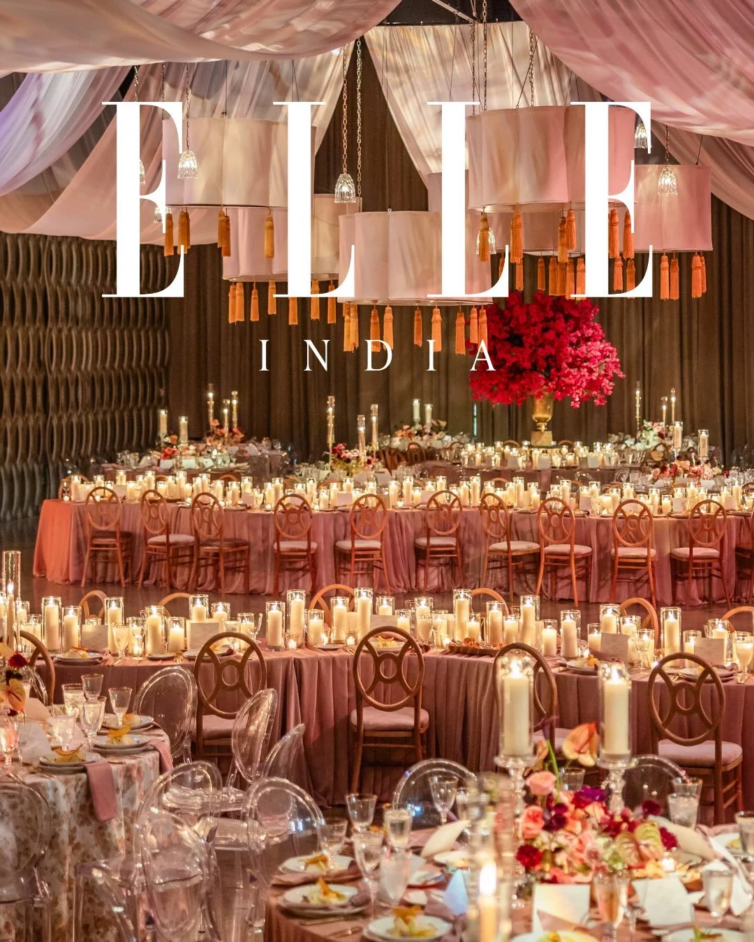 Beyond thrilled to have @eventsbyshaunrajah placed on @elleindia.

&ldquo;With nearly 300 guests, rich reds and burgundies, live performances and a globally inspired menu, the weekend was warm, spirited and entirely their own&rdquo;, as mentioned on 