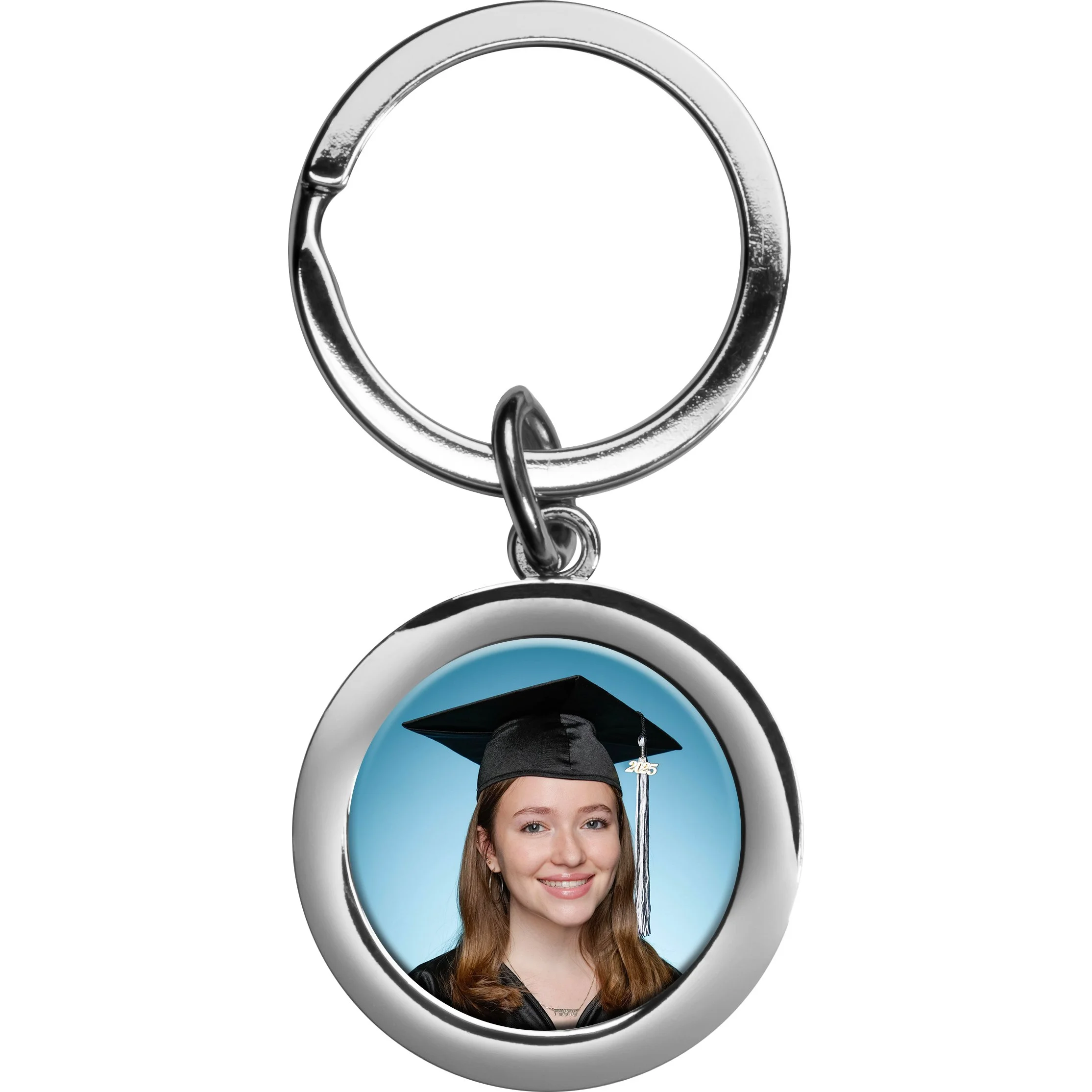 Deluxe Silver Keychain