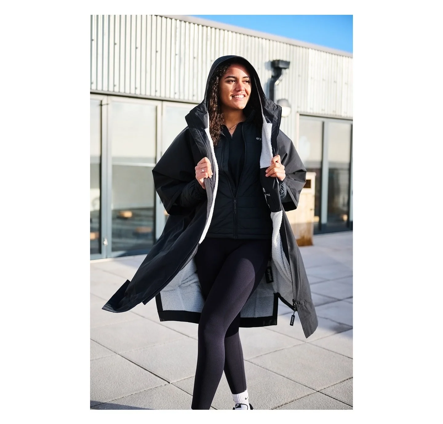 A new set of images featuring the dryrobe Lite @dryrobe