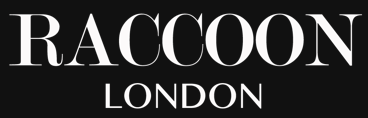 RACCOON LONDON logo in black and white.