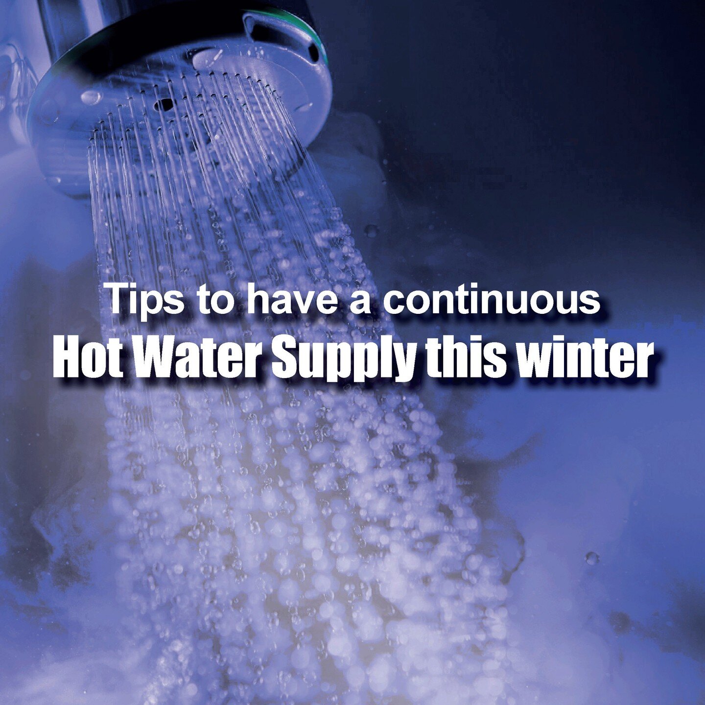Make sure your hot water system is in its best shape. Look for any rust marks on the outside of the heater, leaks and other signs of metal corroding. 

If you see any leaks contact your local plumber to run a complete hot water tank inspection.😊
-
#