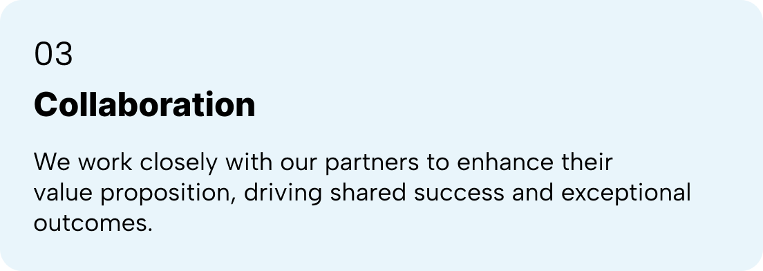 Description of values - collaboration