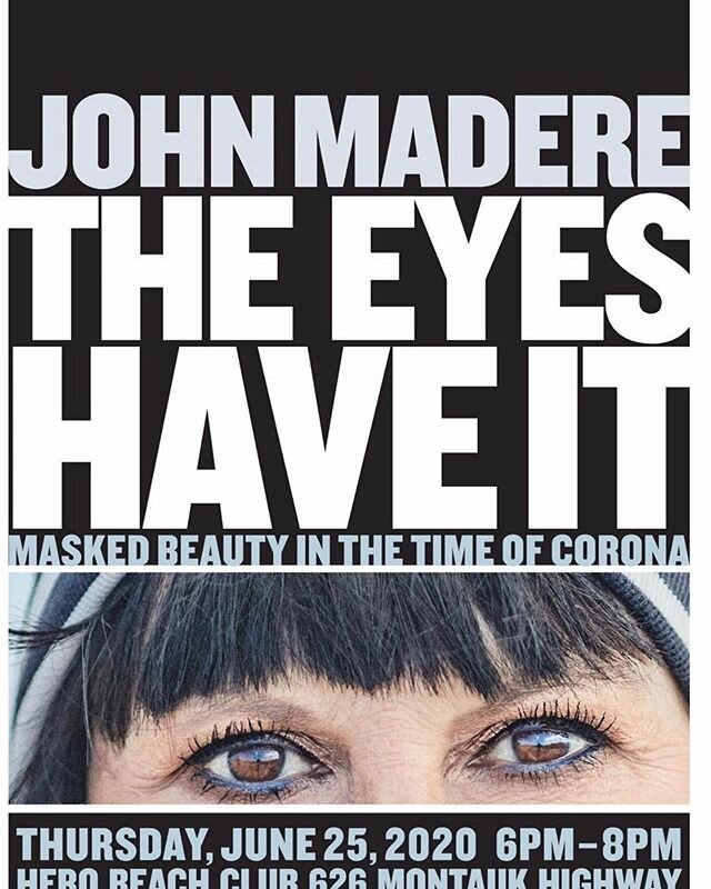 This Thursday the wonderful @johnmaderephotography is presenting a recent photo collection of people in our community wearing masks for the safety of themselves and others. Join him in a beautiful and socially distanced safe setting at @herobeachclub