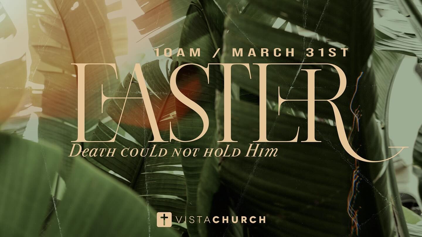 We would love to invite you to celebrate Easter with us on March 31st!