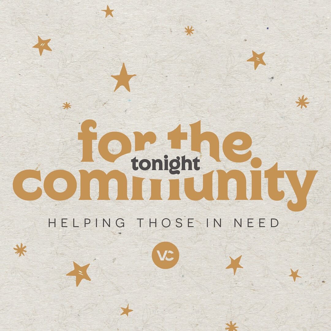 For The Community is about responding to the needs around us. One of our Small Groups will be distributing the bags of food that you guys bring in each month to support low-income families in San Luis Obispo tonight! 💙