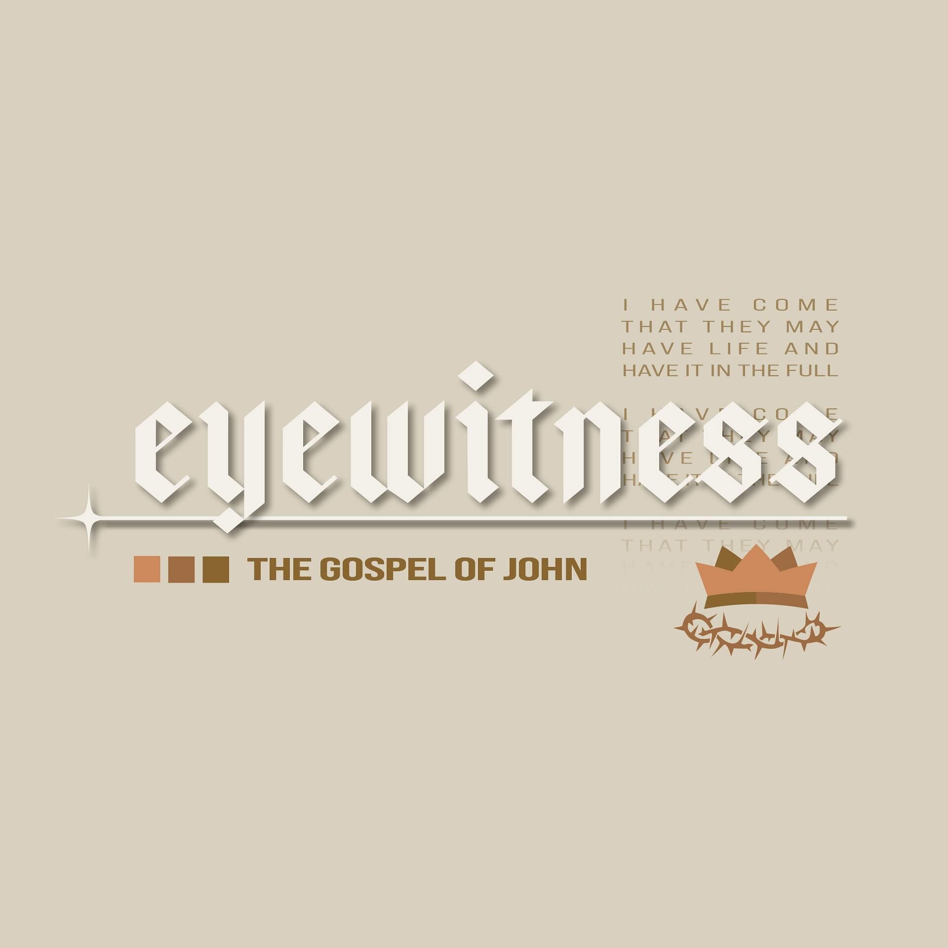 Starting a new series going through the book of John this Sunday. Hope you can join us!