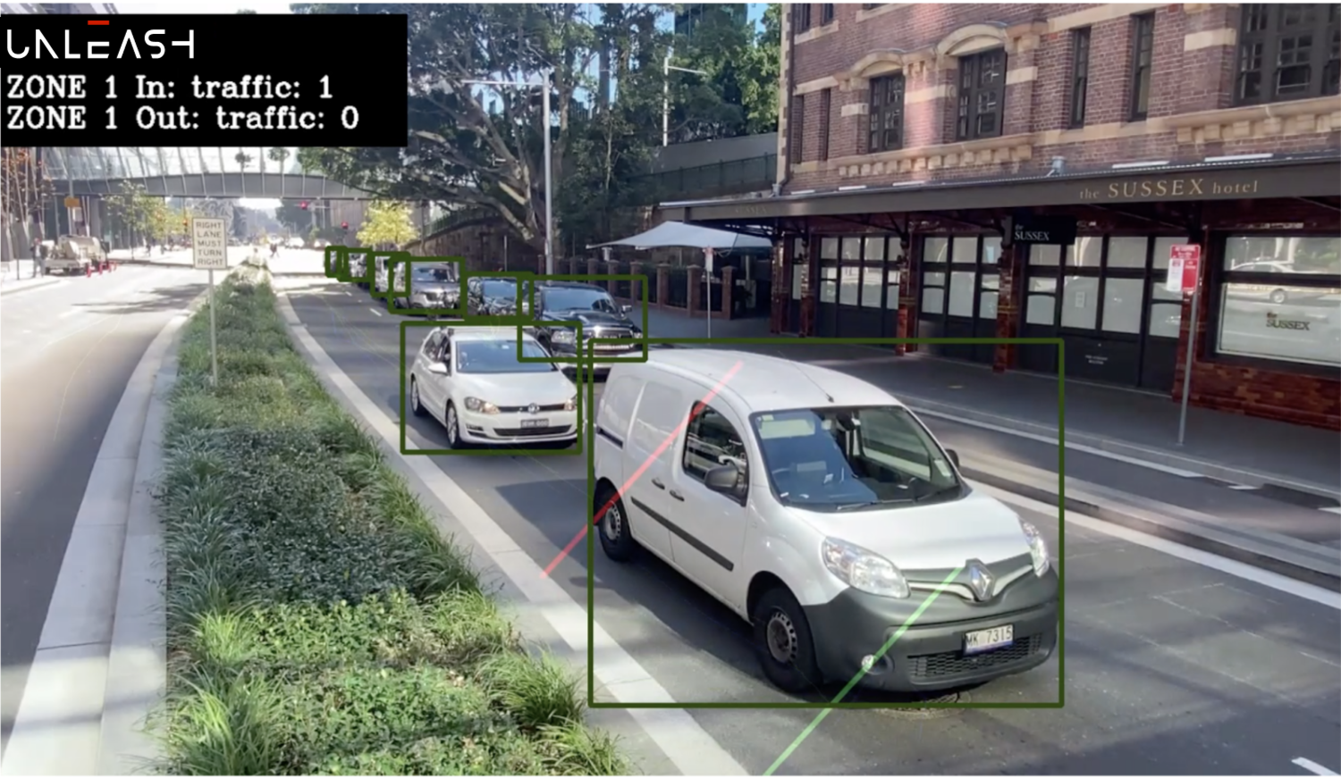 Vehicle monitoring and pedestrian analysis