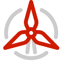 Wind turbine icon