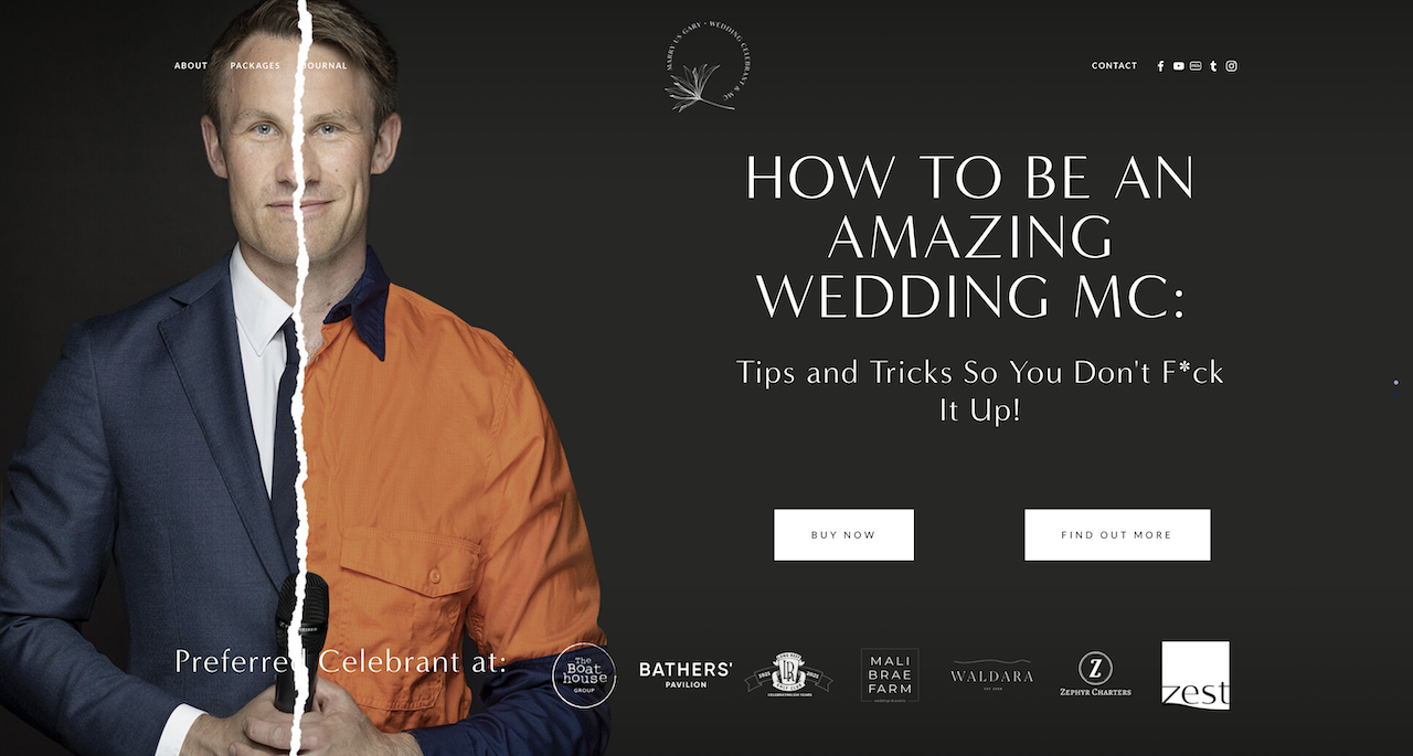 What Does a Wedding MC Do? — Marry Us Gary