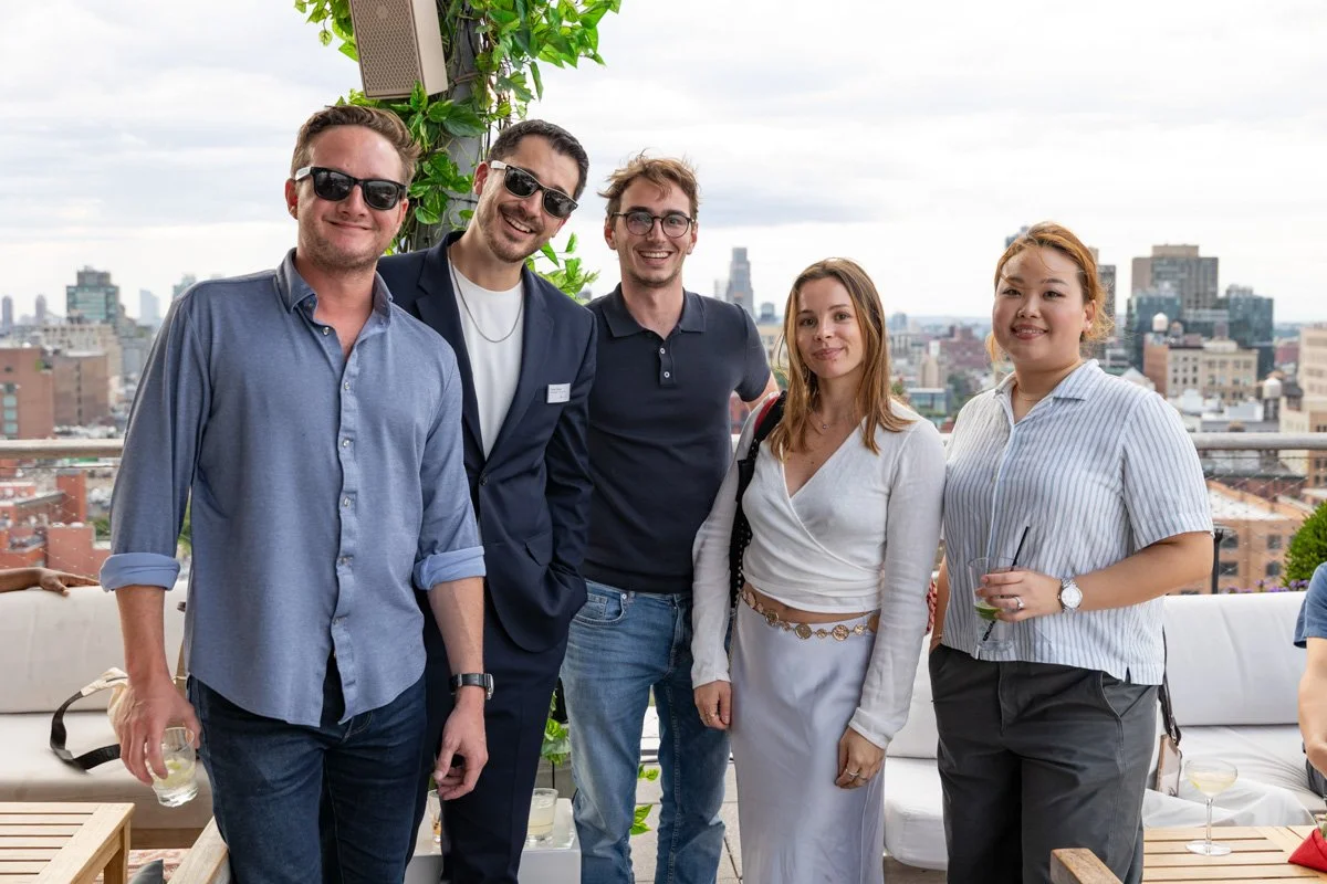corporate executives posing for a photo in manhattan