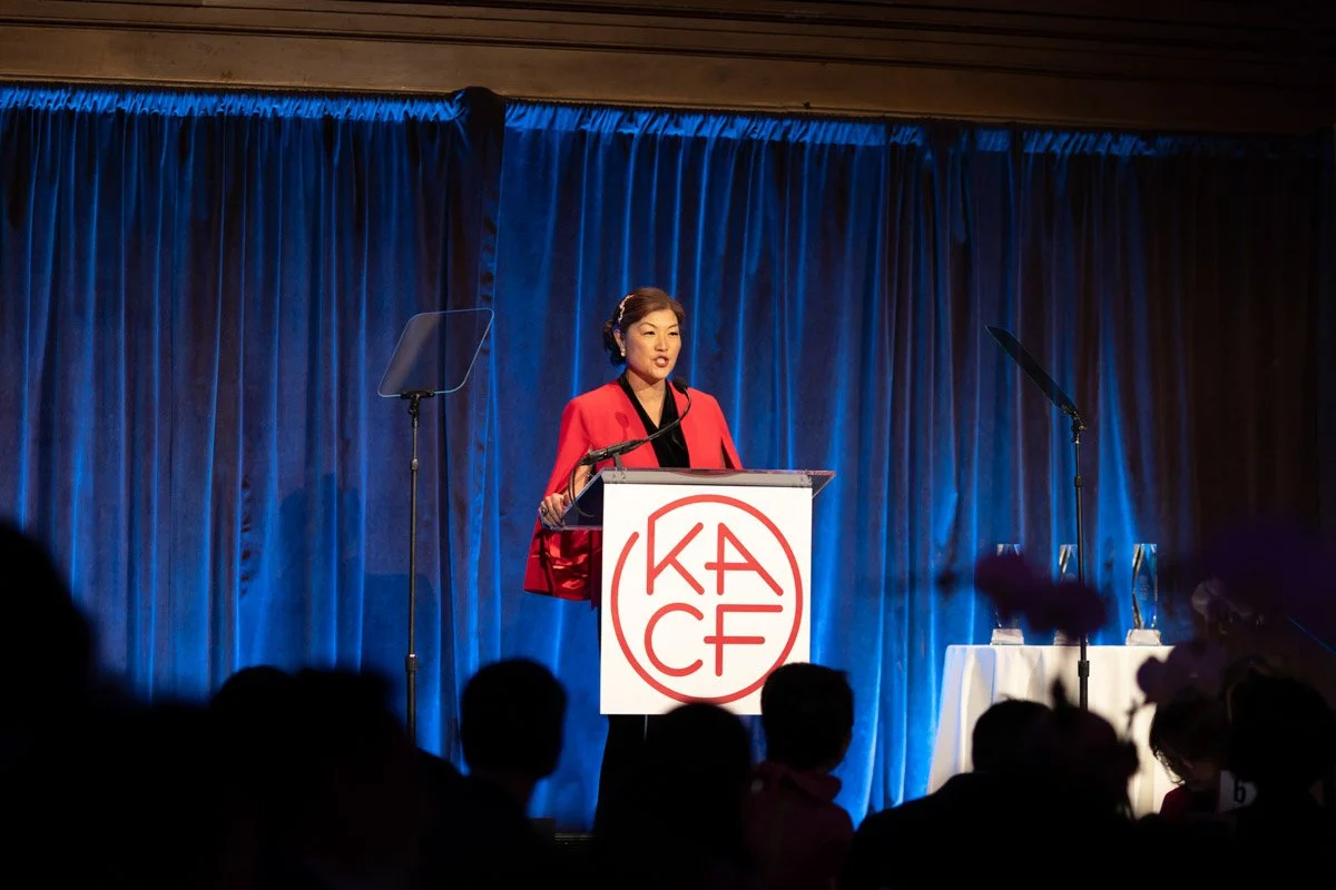 KACF Gala speaker delivering a speech to guests at Cipriani Downtown Manhattan