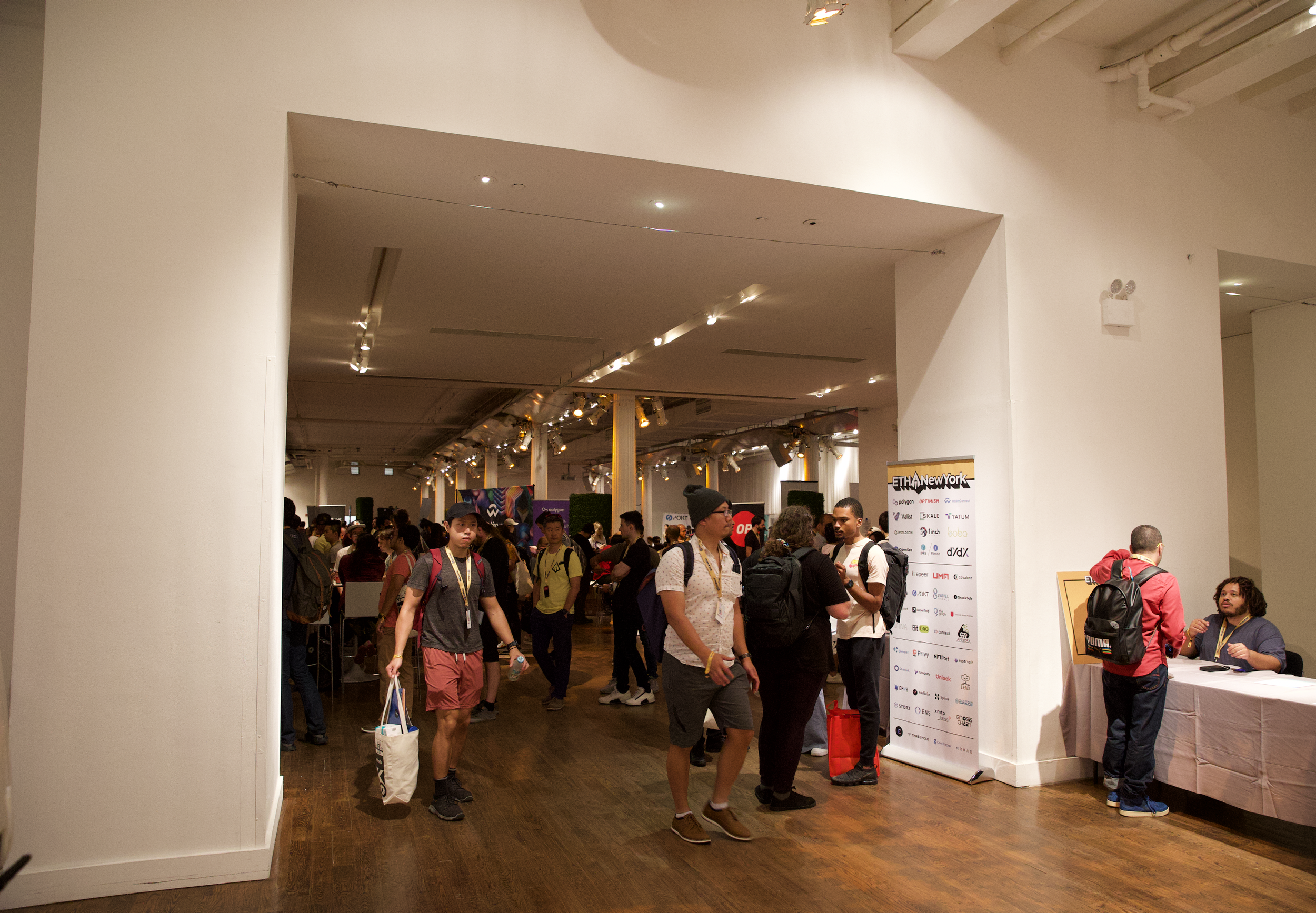 registration action at eth new york at metropolitan pavilion