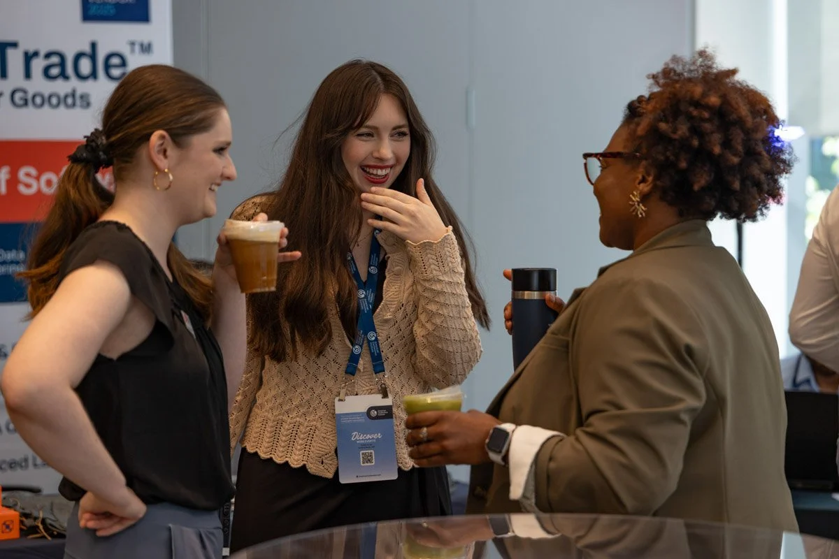 Executive networking during ACI's Trade Compliance Tech conference in New York City
