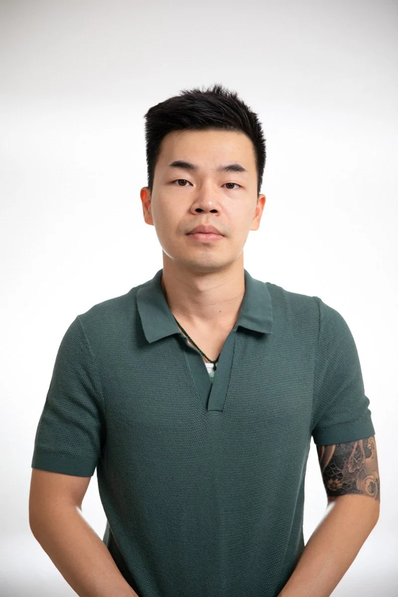Professional business headshot in a Manhattan office