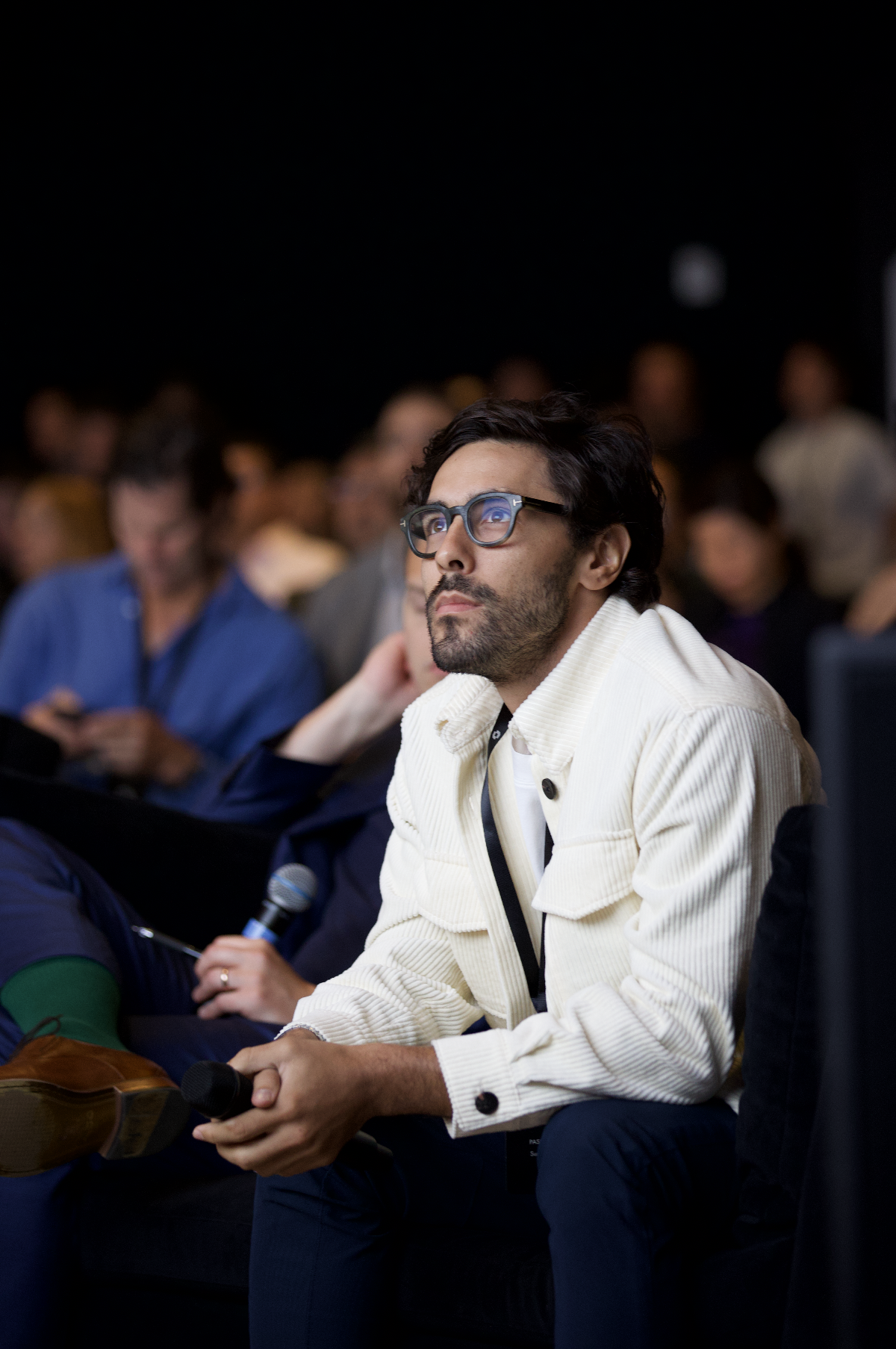 attendee showing engagement at bitkraft event