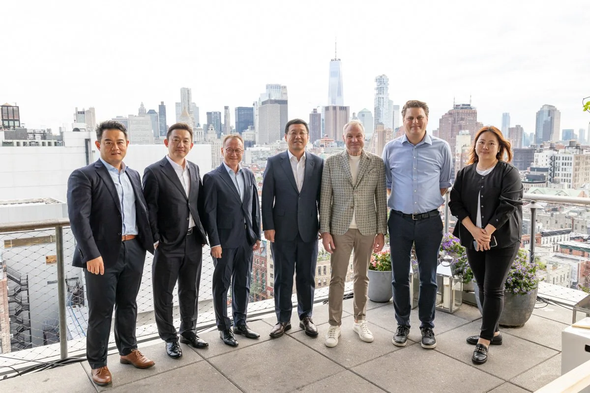 corporate executives posing for a photo in nyc