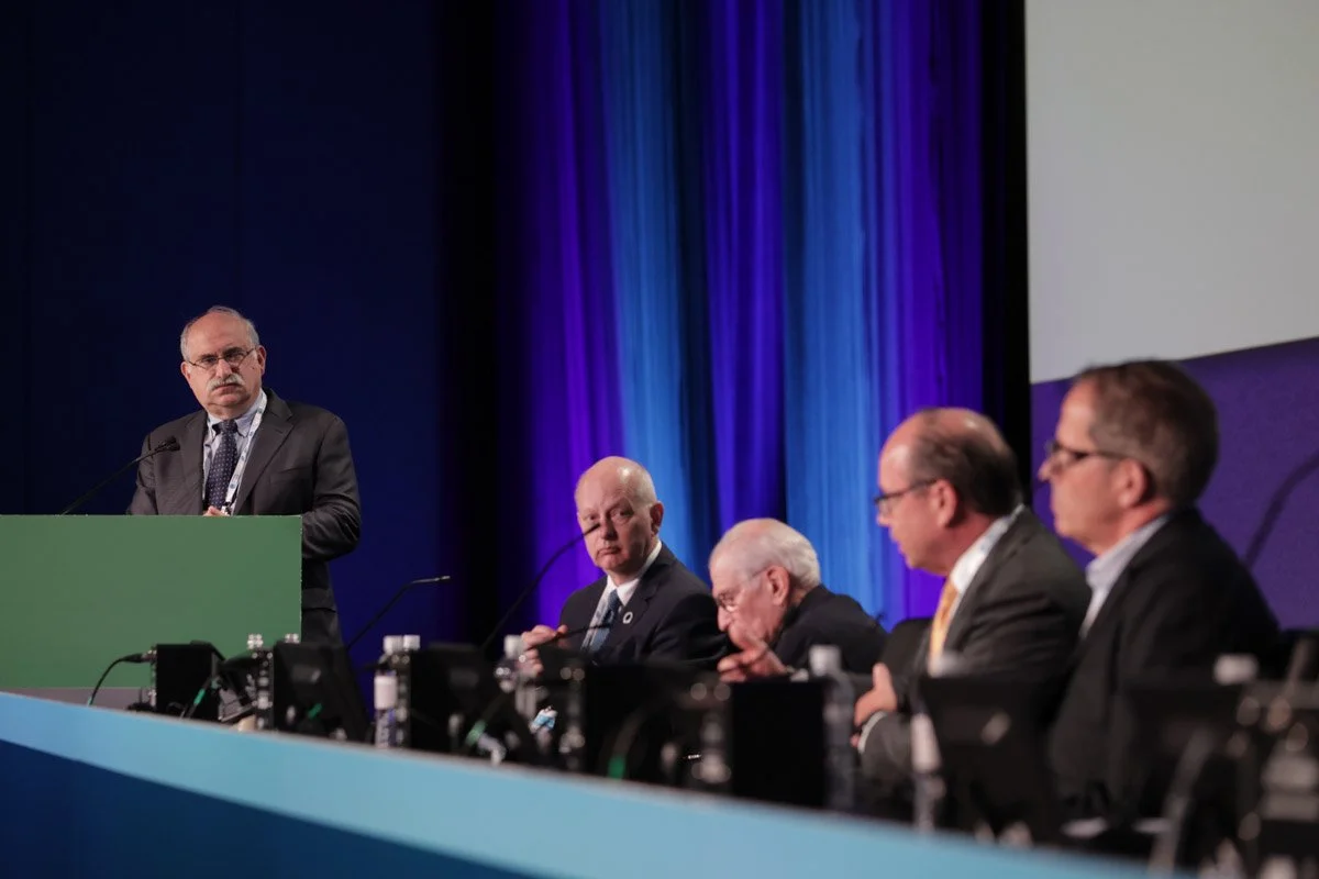 a dicussion panel in the American Urological Association Meeting in the New Orleans Ernest N. Morial Convention Center 