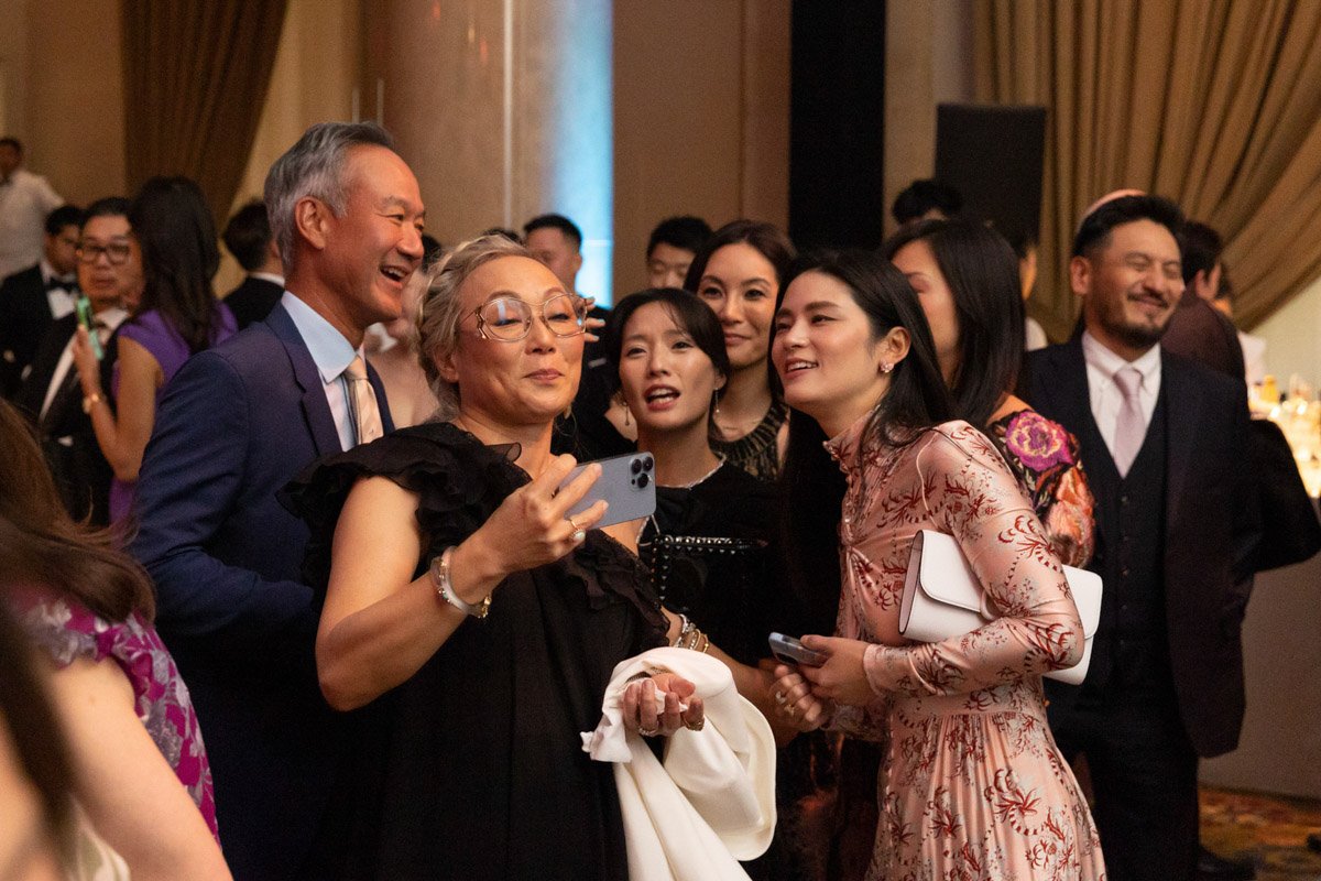 KACF Gala guests taking a group selfie at Cipriani Downtown Manhattan