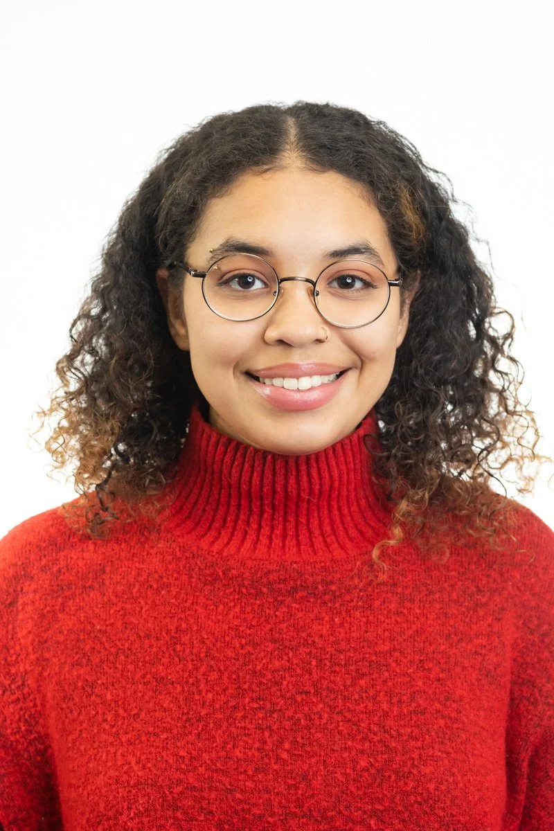 Corporate headshot portrait of a woman photographed on location in Manhattan