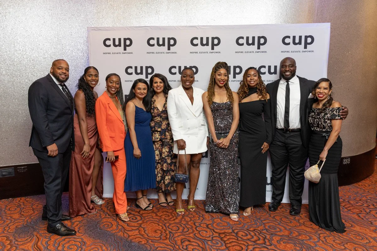 CUP Gala guests posing for a group photo at Mandarin Oriental in Manhattan