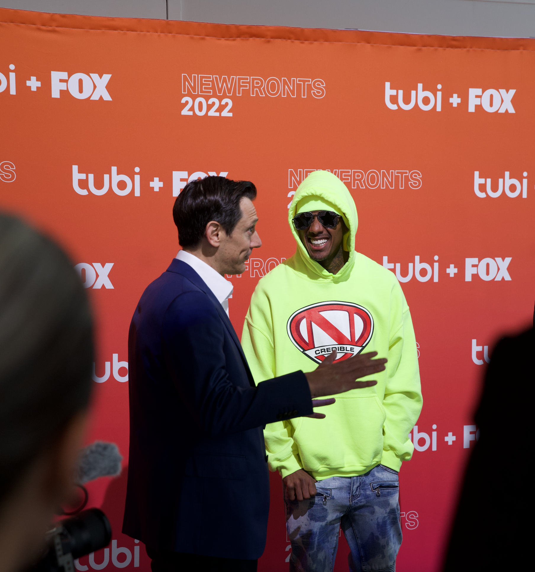 nick cannon at Tubi and Fox newfront at glasshouse nyc