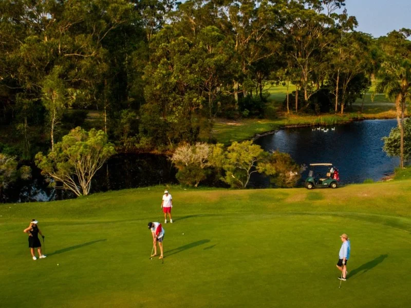 people playing golf at noosa hills