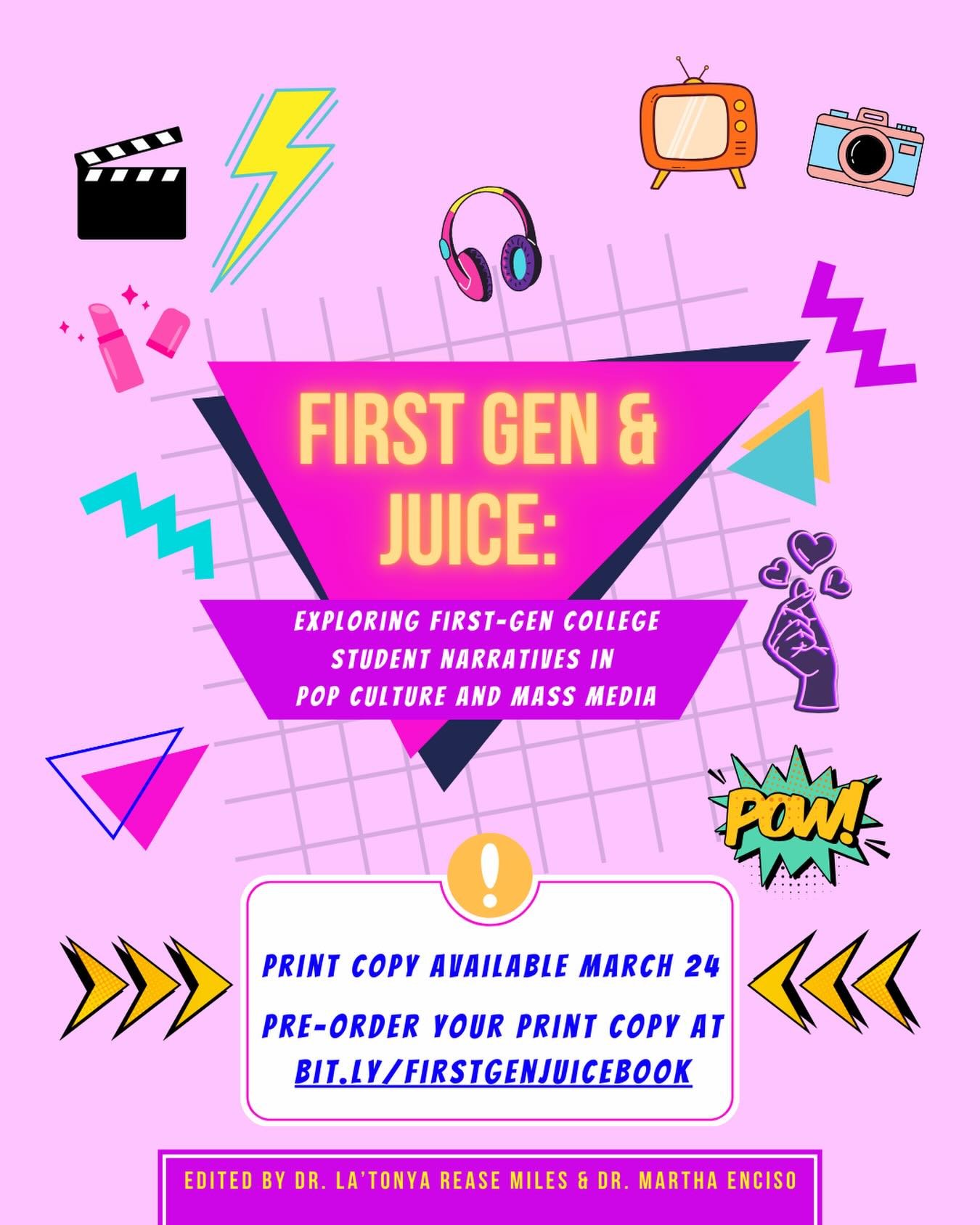 Yall asked for it. The print version is now available for pre-order. Barnes &amp; Noble preferred.  Also check our bio. Let&rsquo;s go. #firstgenandjuice #popculture #firstgen