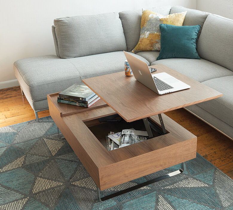 Rise up! Kasala’s Lift&nbsp;cocktail table&nbsp;($695) features secret storage for all sorts of hidden gems.&nbsp;Pike Place Market, 1505 Western Ave., 206.623.7795, and Bellevue, 1018 116th Ave. NE, No. 110, 425.453.2823;&nbsp;kasala.com