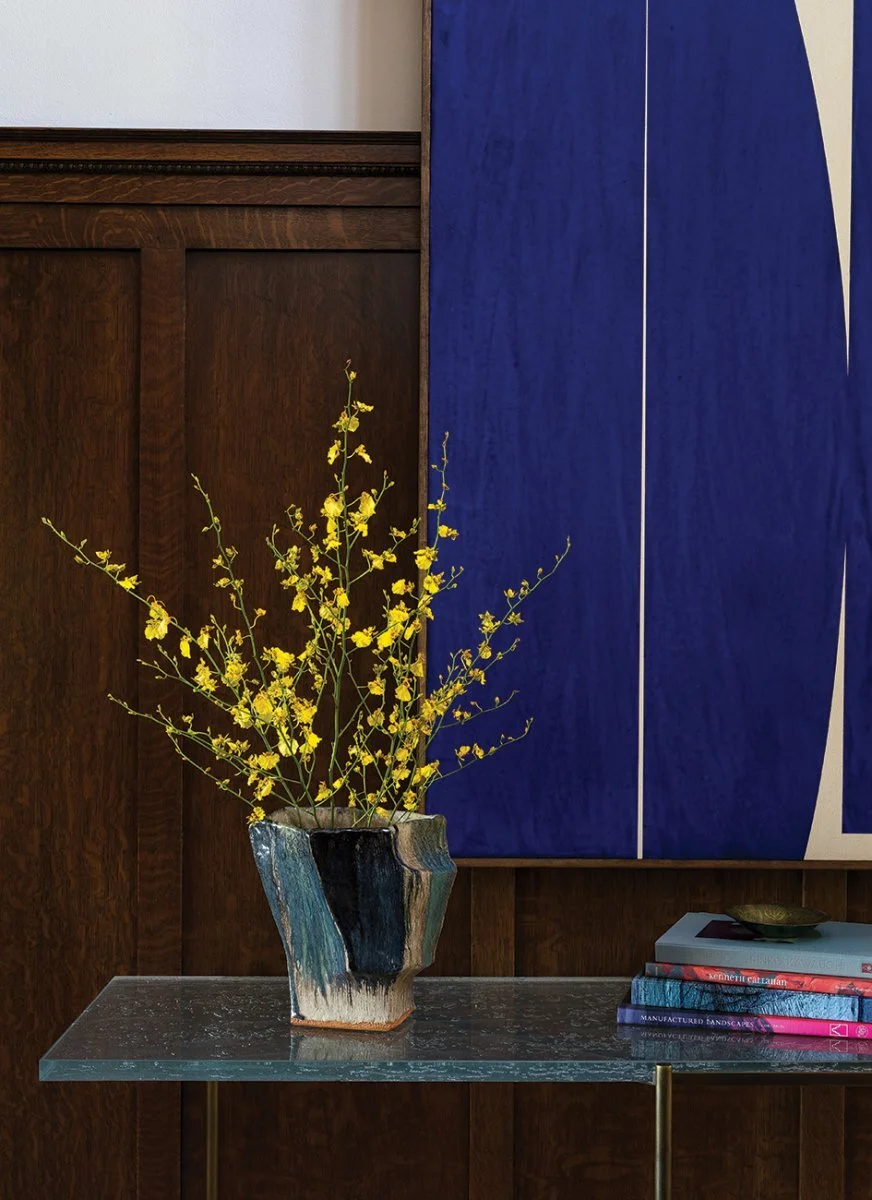 Image Credit: Haris KenjarColorful artwork helps modernize an old home.