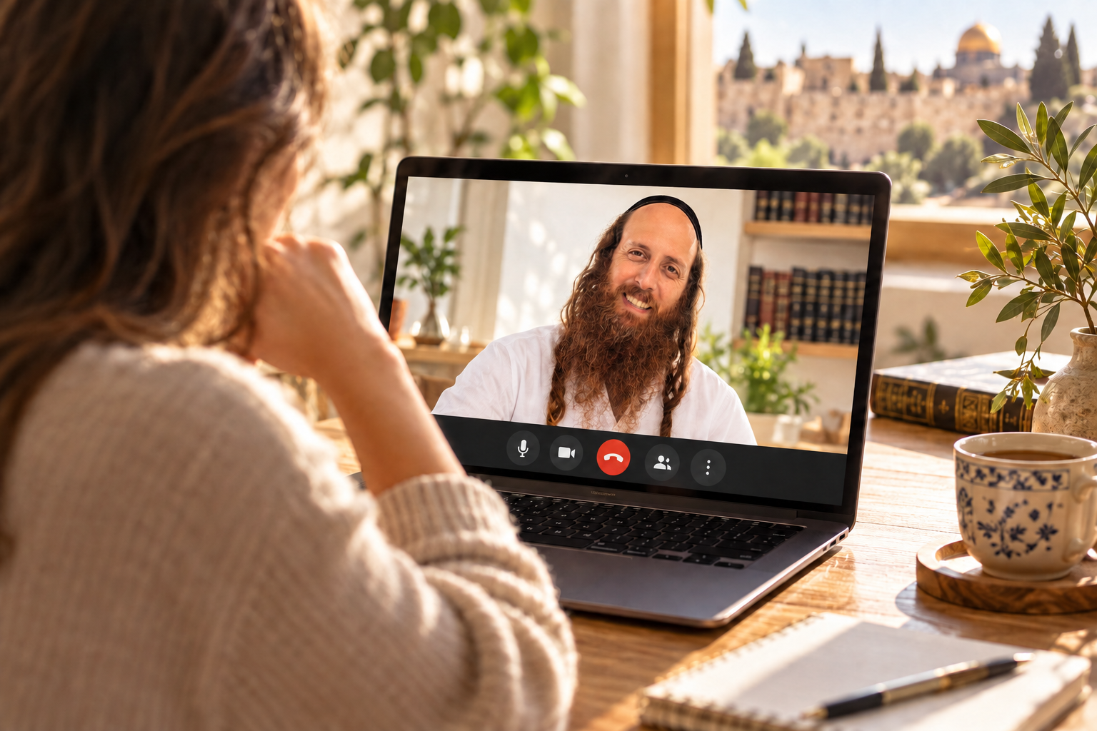 Private video consultation with Rav Dror
