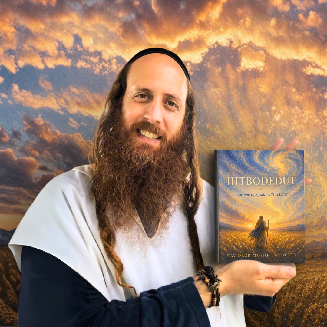 rav dror new hitbodedut book hold.png