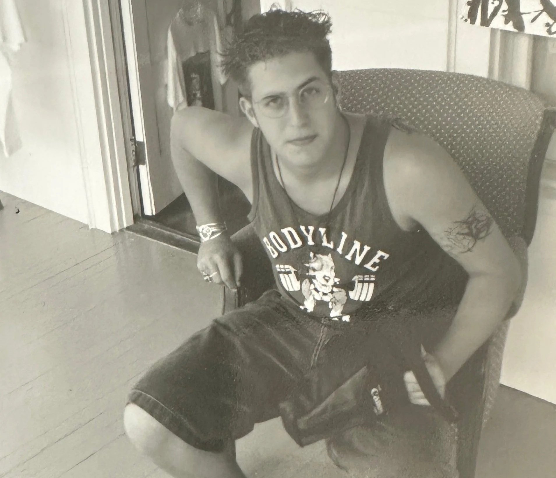 Rav Dror as a young man