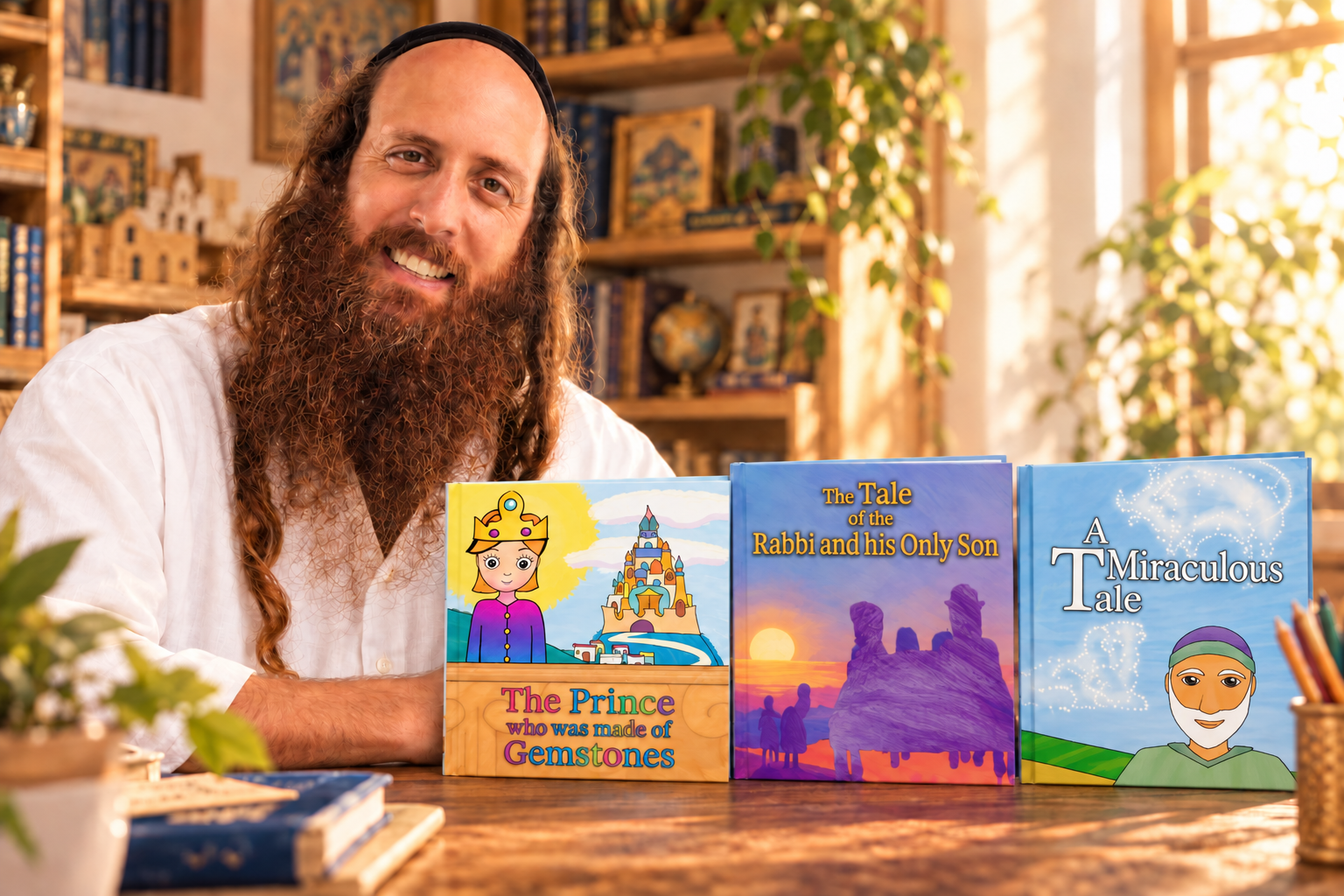A selection of Rav Dror’s children’s books