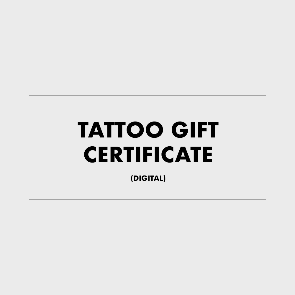 Unique Tattoo Gift Certificate Templates