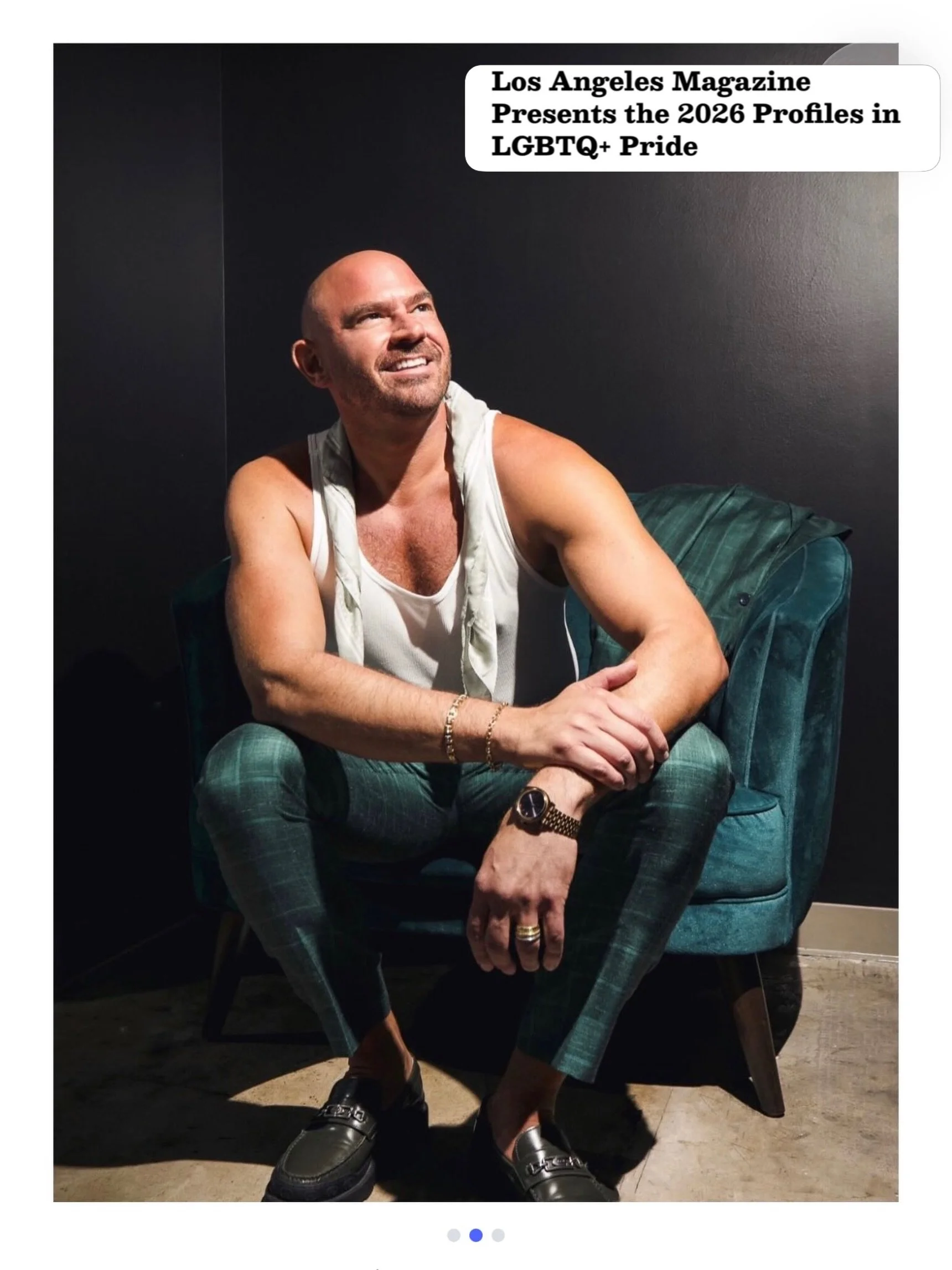 🏳️&zwj;🌈 Congratulations to our beautiful client and friend Jeff Consoletti on being named to The Los Angeles Magazine 2026 Profiles in LGBTQ+ Pride. 

Jeff is the founder and CEO of JJLA where he transformed the LA Pride Festival into the largest 