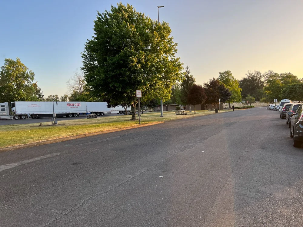 Santiam rest area view