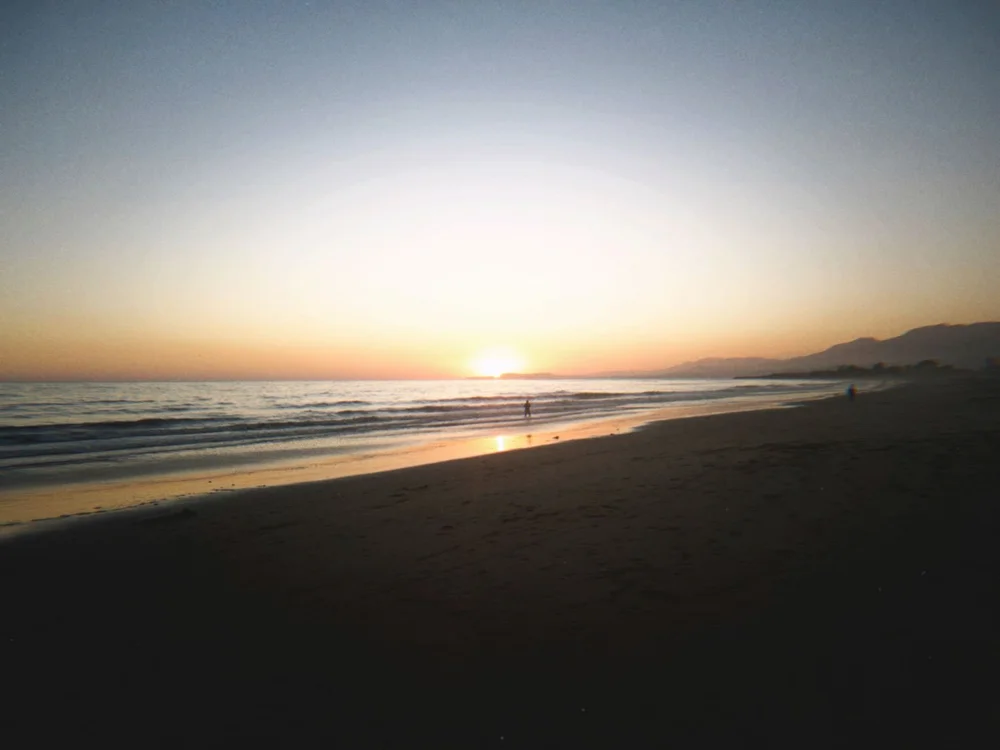 Almost blue hour in Carpinteria State Beach