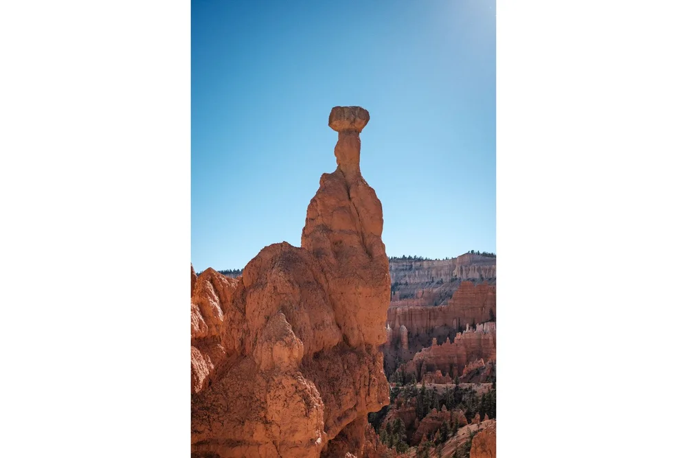 Hammer looking hoodoo on Queens Garden Trail in Bryce Canyon