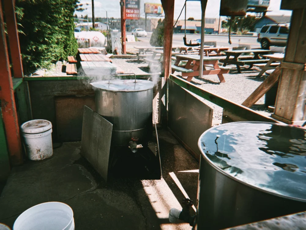 Oregon South Beach Fish Market steamers