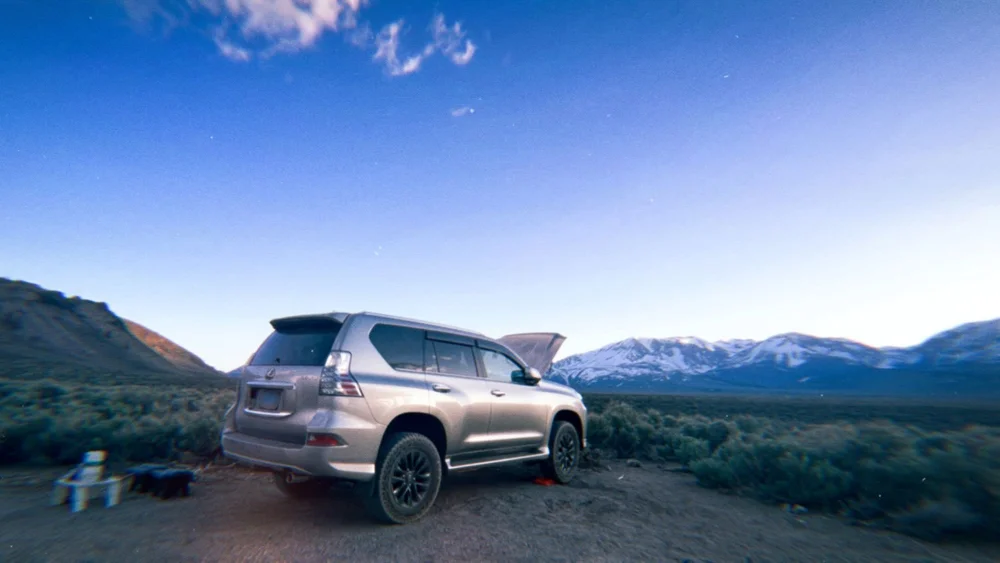 Mono Lake, California, gx460 dispersed camping
