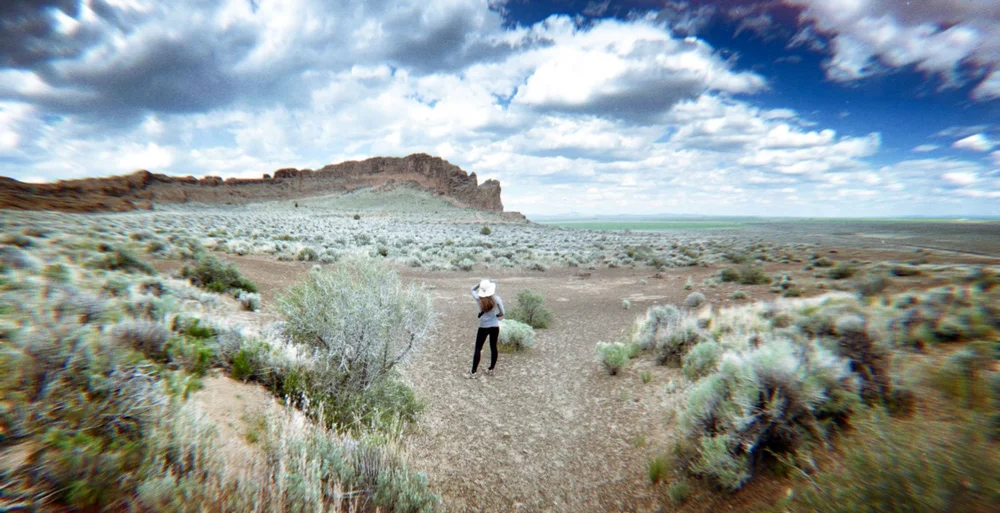 Fort Rock, Oregon, wide eastern view