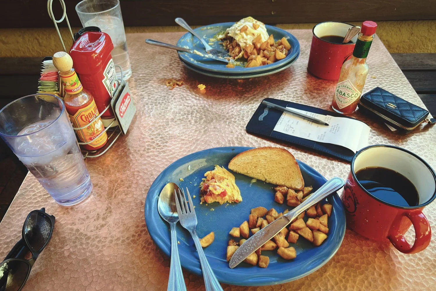 Breakfast at Oscar's Café in Zion Canyon