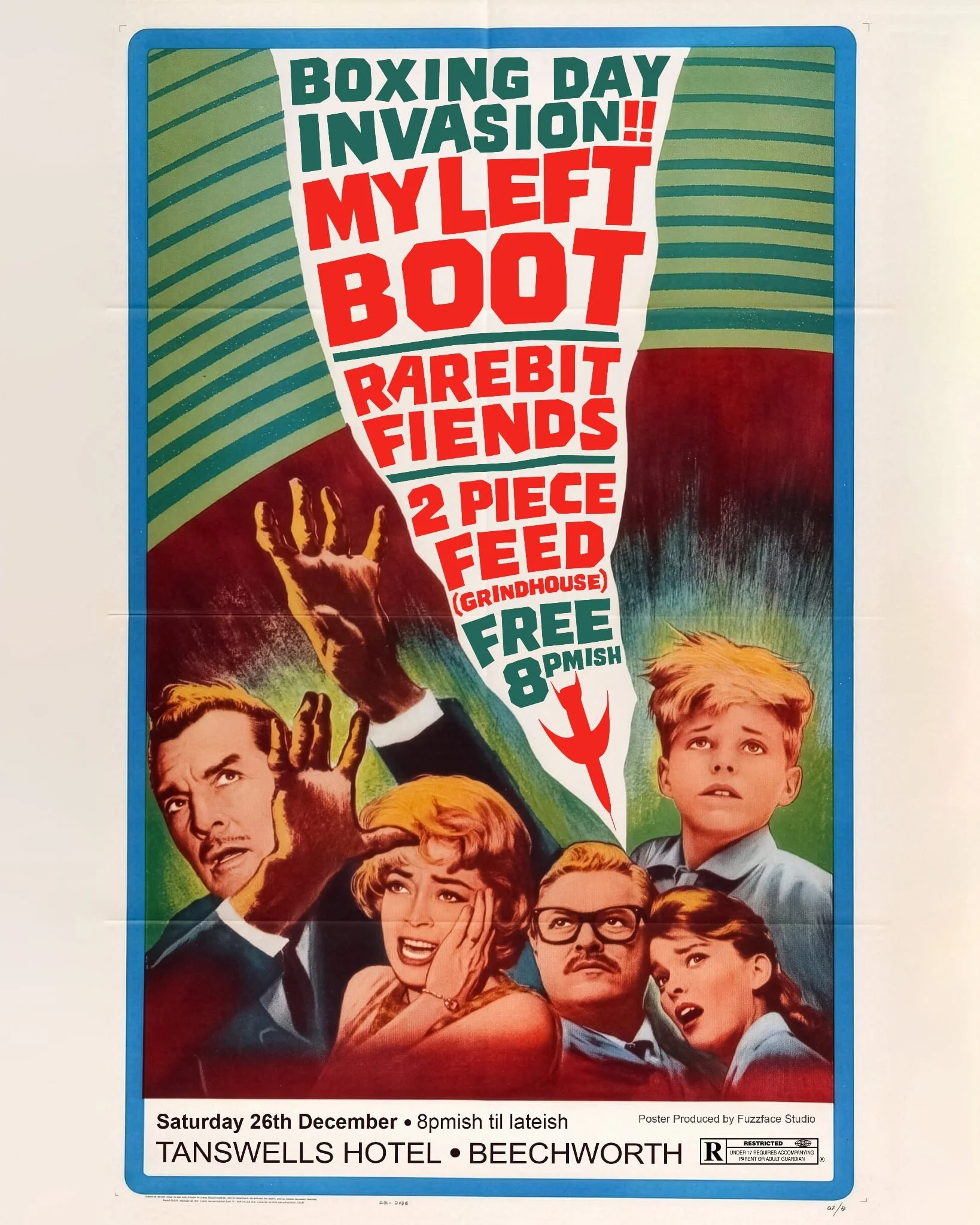 My Left Boot, The Rarebit Fiends & 2 Piece Feed