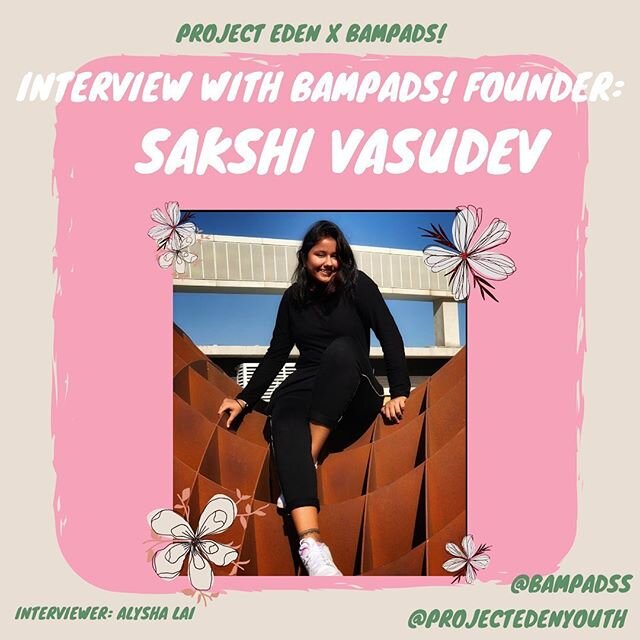 The new blog post is an interview with BamPads! founder Sakshi, and a conversation about: what is the future for sustainable menstruation? To look into this topic, Project Eden founder and member, Alysha interviewed Sakshi about her project and shop.